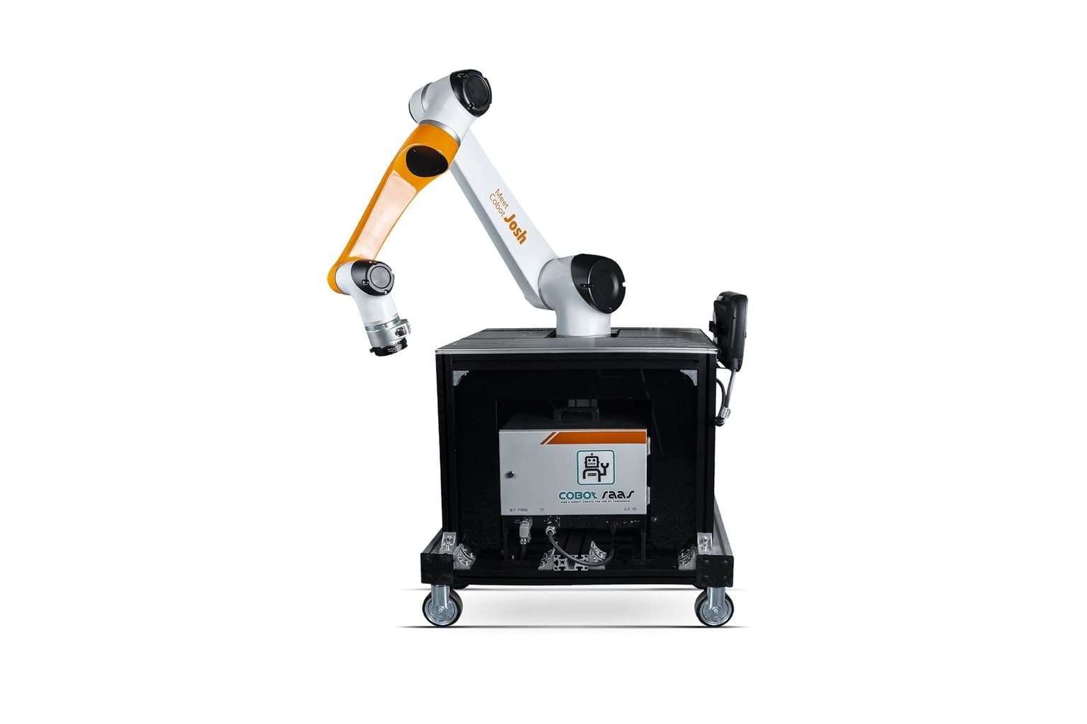 CobotRaaS Cleaning Cell — in use